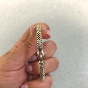 David Yurman Cable Buckle Bracelet with Diamonds